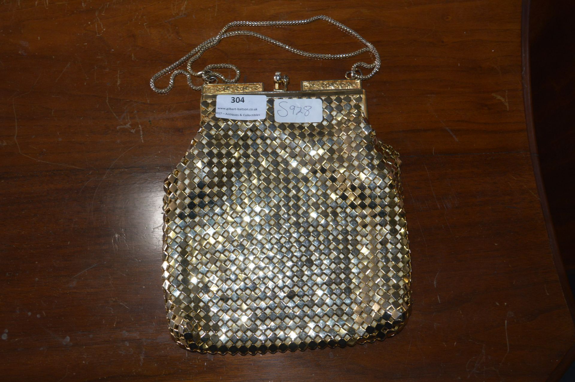 Vintage Gold Chain Handbag