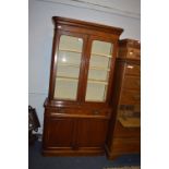 Victorian Mahogany Bookcase with Glazed Front