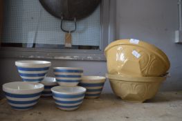 Two T.G.Green Mixing Bowls, and Pudding Basins