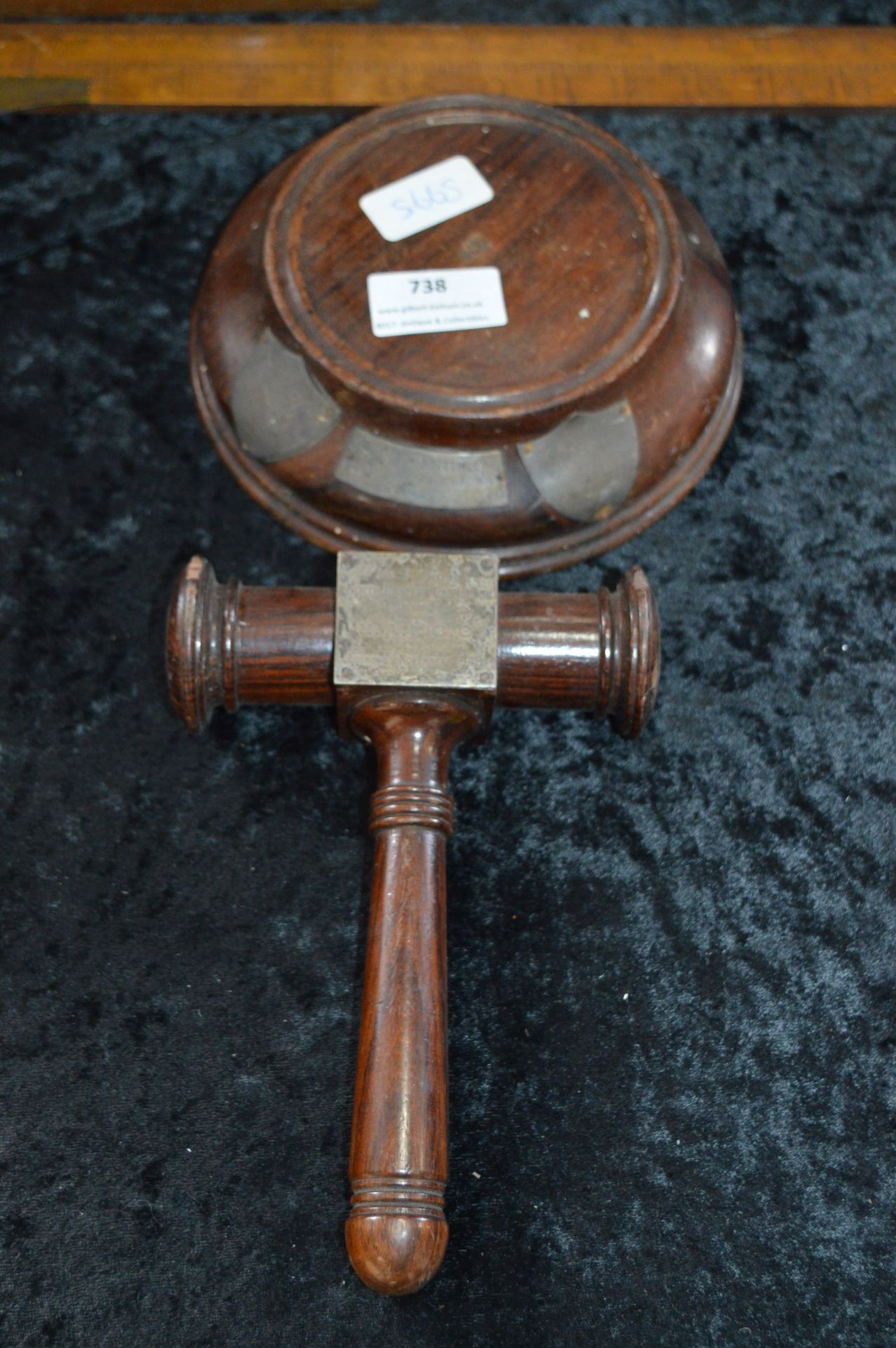 Auctioneer's Gavel Commemorating the North Eastern Gas Board 1949
