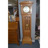 Oak Long Case Clock with Westminster Chimes