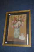 Gilt Framed Watercolour by Elinore Plumpton 1936
