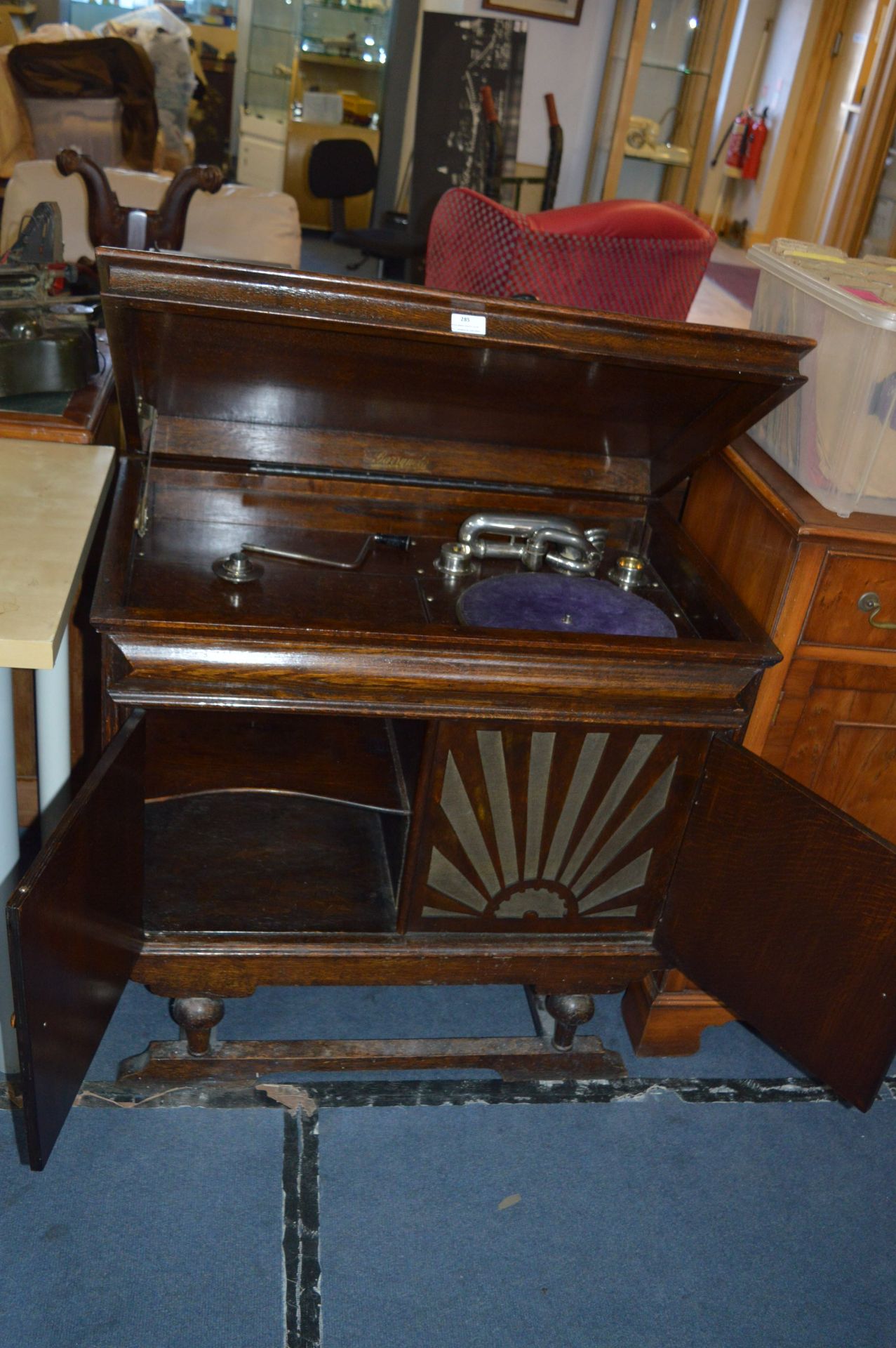 1930's Gramophone Cabinet