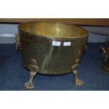 Brass Fireside Coal Basket