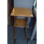 Small Occasional Table with Turned Legs