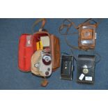 Three Cased Vintage Cameras