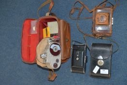 Three Cased Vintage Cameras