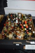Collection of Miniature Alcohol Bottles