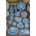 Collection of Wedgewood Blue & White Jasper Ware