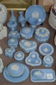 Collection of Wedgewood Blue & White Jasper Ware