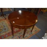 Georgian Mahogany Oval Folding Table