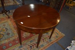 Georgian Mahogany Oval Folding Table