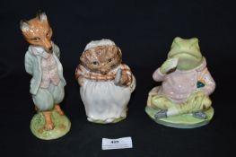 Three Royal Albert Beatrix Potter Figurines - Jere