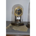 Clock in Glass Dome