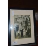 Framed Photograph of President Eisenhower with the Royal Family at Balmoral 1959