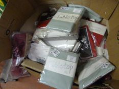 Box of Tablecloths and Covers