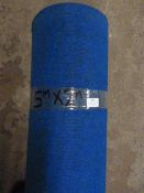 Roll of Blue Carpet 5x2m