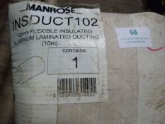 Box of Manrose Insduct 102mm Insulated Aluminium L