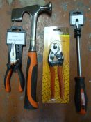 *Roofing Hammer, Pliers, Wire Cutter and Flat Head
