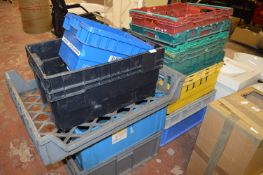 *Plastic Storage Boxes and Crates