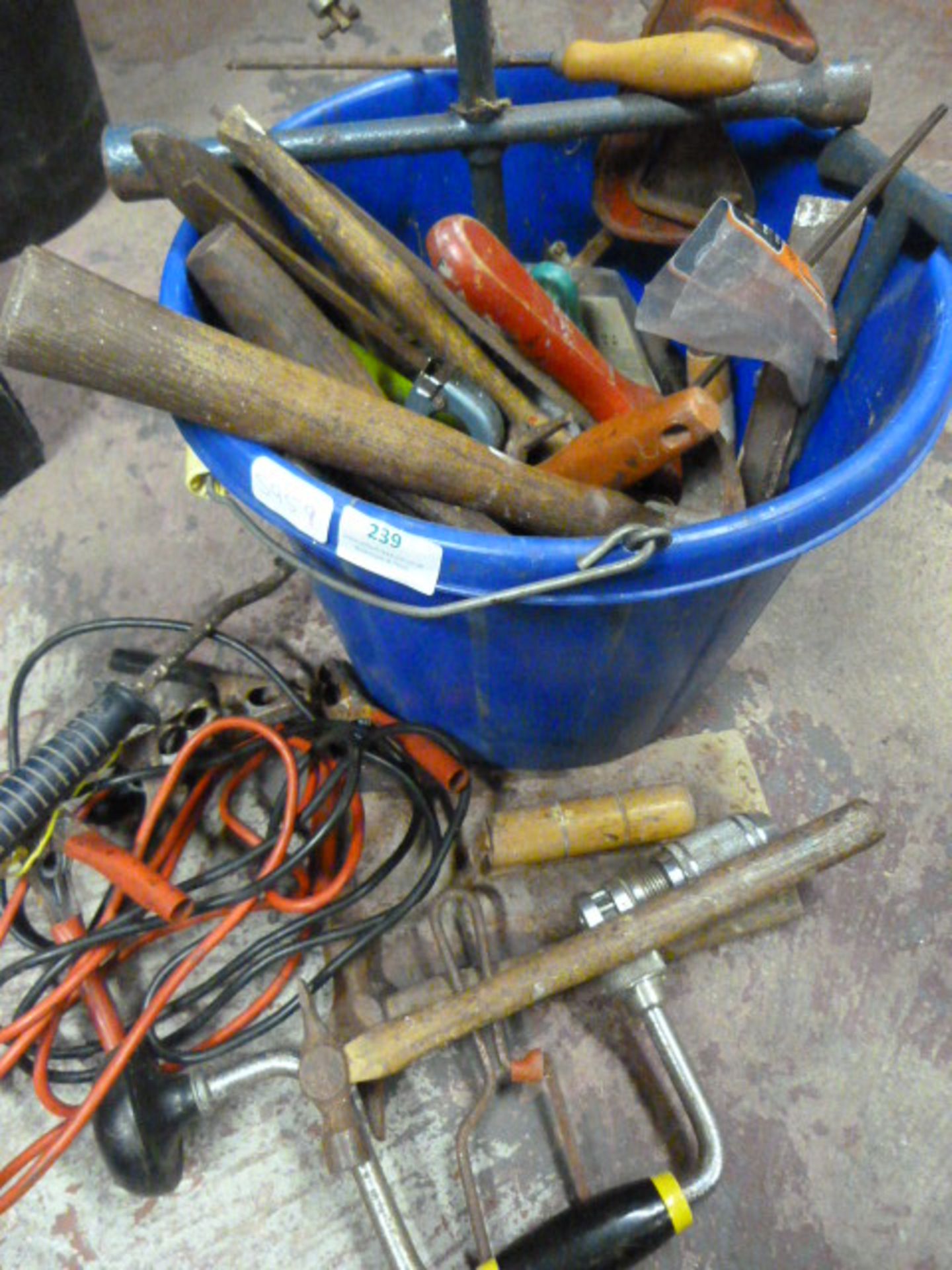 Bucket of Assorted Tools