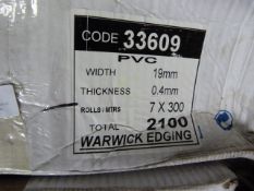 Seven 300m Rolls of Warwick Edging (33609)