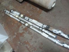 *Three Assorted Wooden Curtain Poles