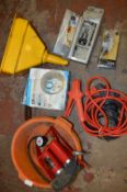 Air Compressor, Foot Pump, Flexible Screwdriver, e