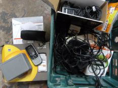 Small Box of Electricals Including Mobile Phones,