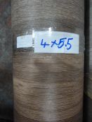 Roll of Wood Effect Lino 4x5.5m