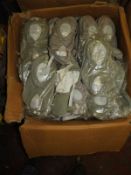 *Box of Assorted Grey Cloth Ballet Shoes