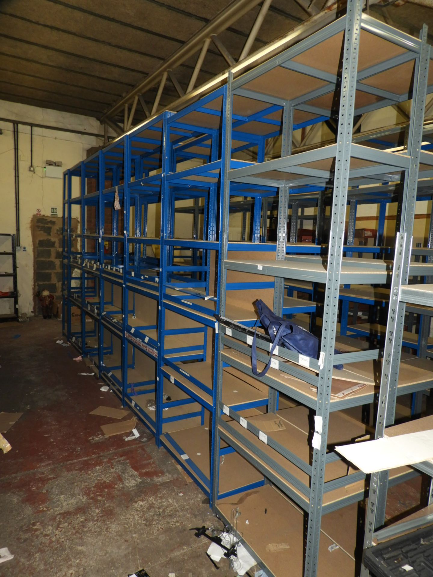 *Thirteen Bays of Freestanding Boltless Light-Medi