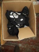 *Box of Assorted Black Cloth Ballet Shoes