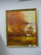 Oil on Canvas - Autumn Landscape