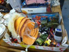 Box Containing Various Toys