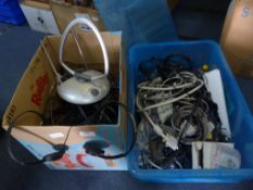 Two Boxes of Electrical Cables, etc.