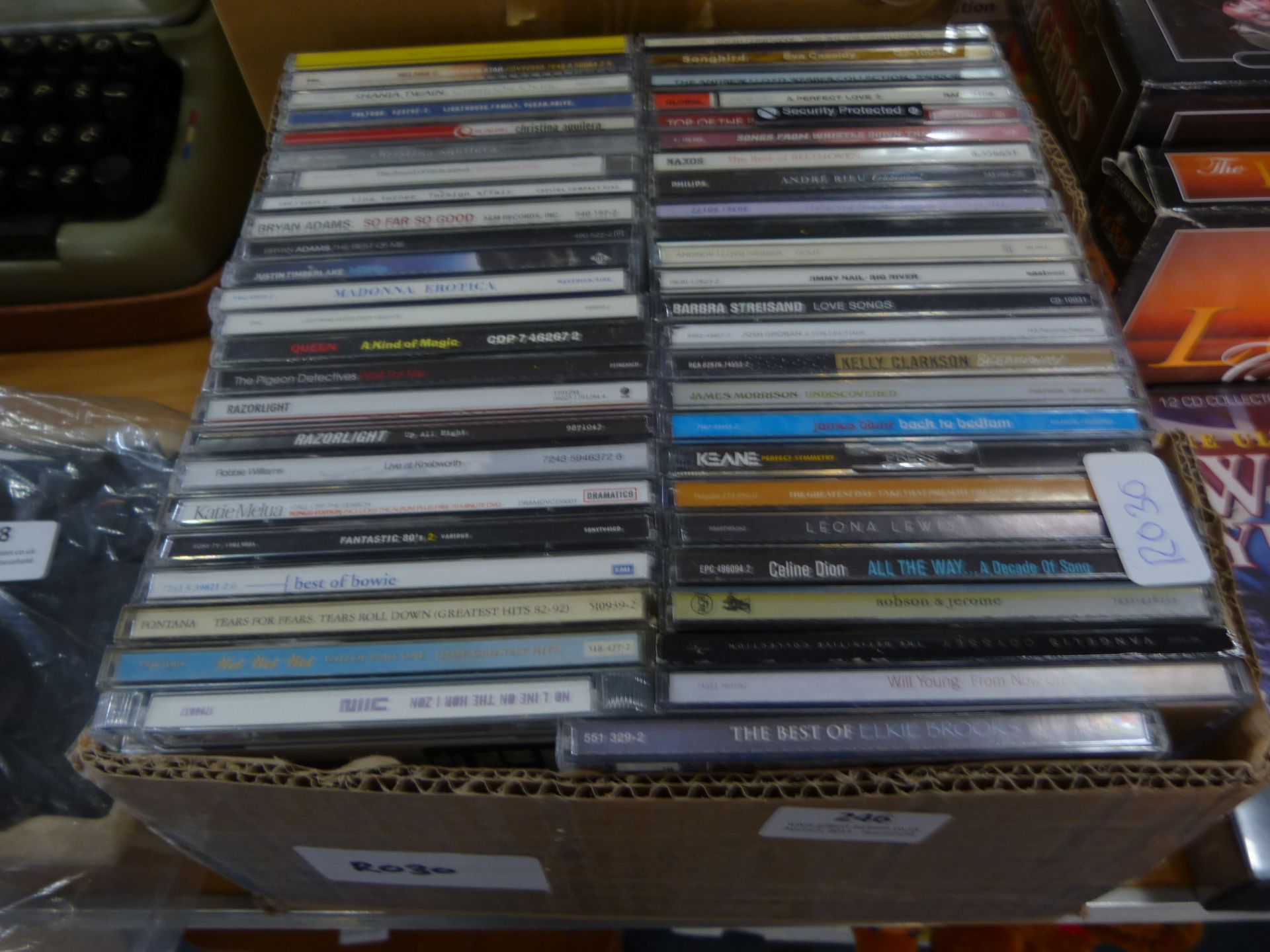 Box of CDs