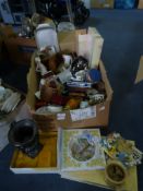 Box of Miscellaneous Ceramic Items etc.