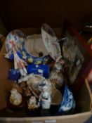 Box of Miscellaneous Figurines and Ornaments etc.