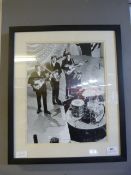 Framed Photograph of the Beatles