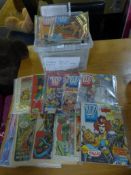 Box of "2000 A.D." Comics