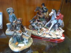 Three Michelangelo Collection Figurines Including