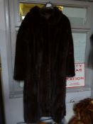 Bark Brown Fur Coat