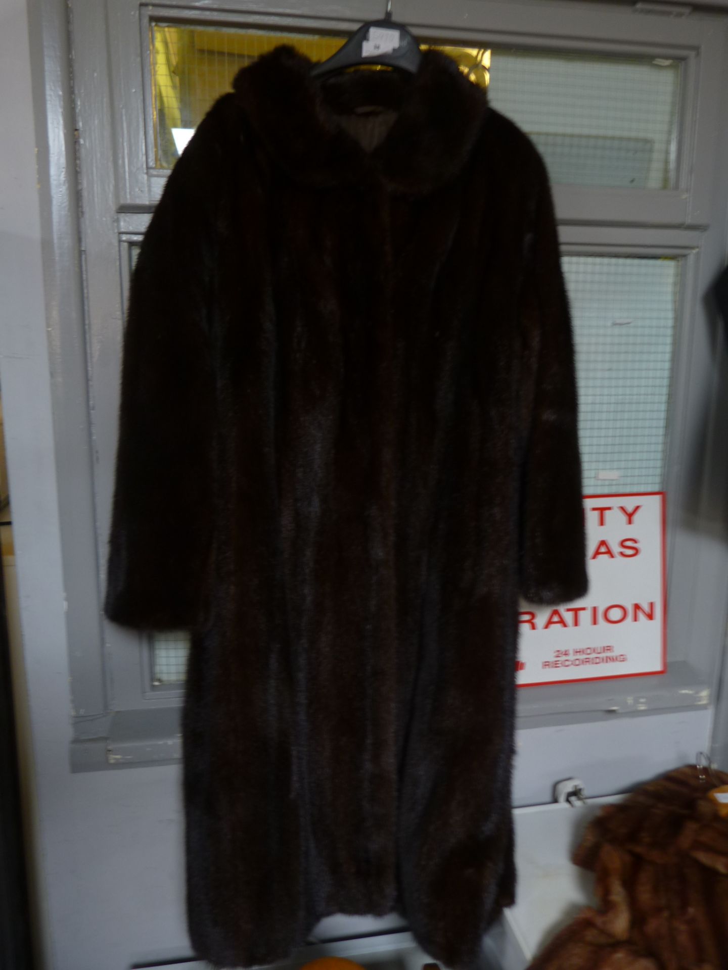 Bark Brown Fur Coat