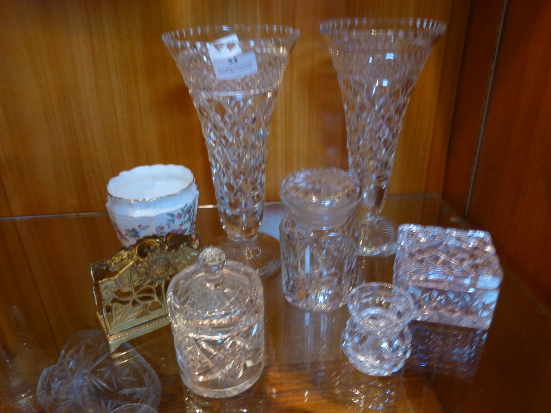 Collection of Cut Glassware