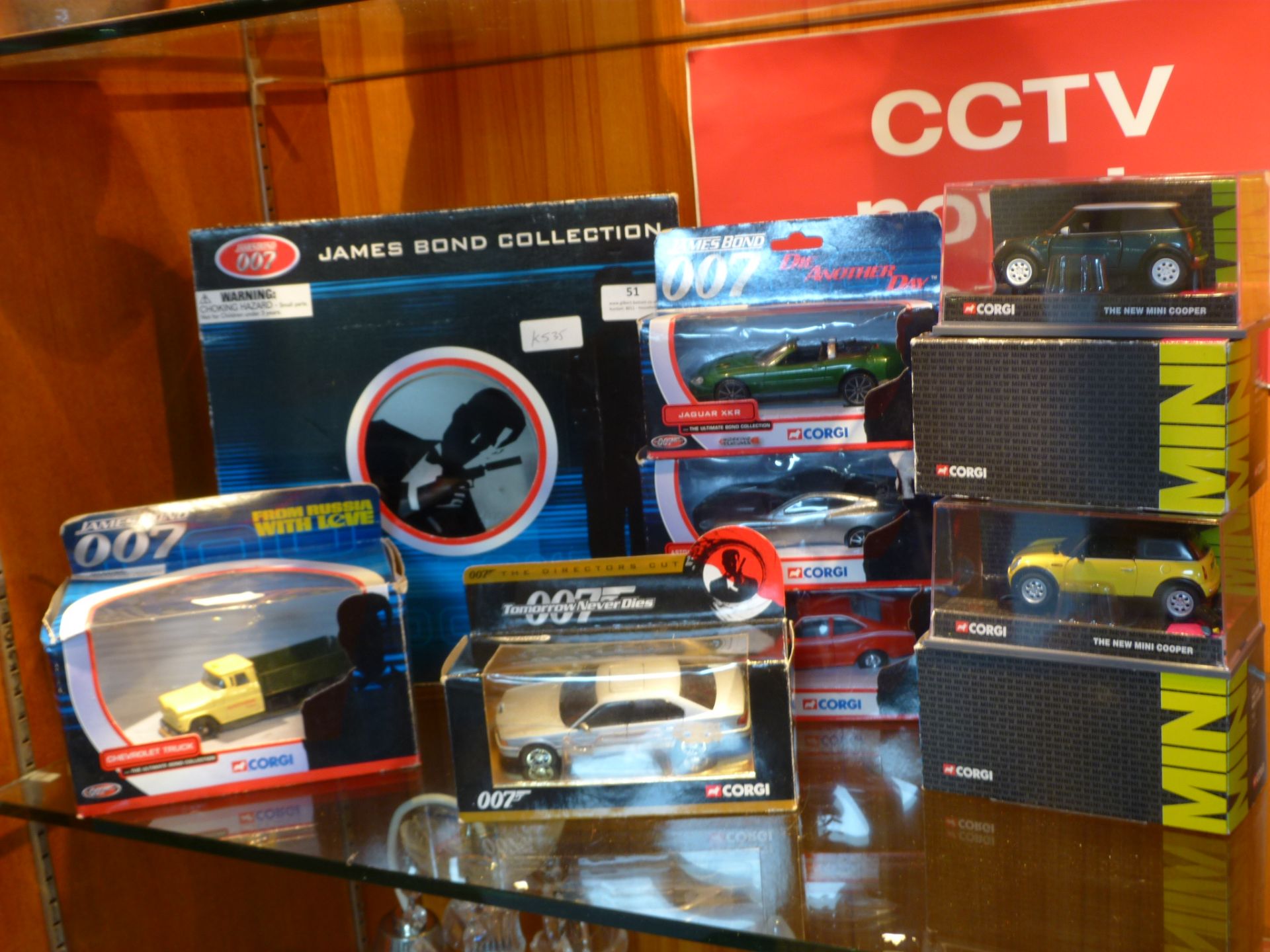 Collection of James Bond Corgi Diecast Cars