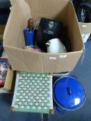 Box Containing Miscellaneous Items