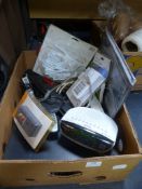 Box Containing MIscellaneous Electrical Items