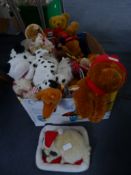 Box of Disney, Basil Brush and Other Soft Toys