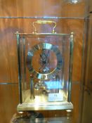 Large Brass Mantel Clock